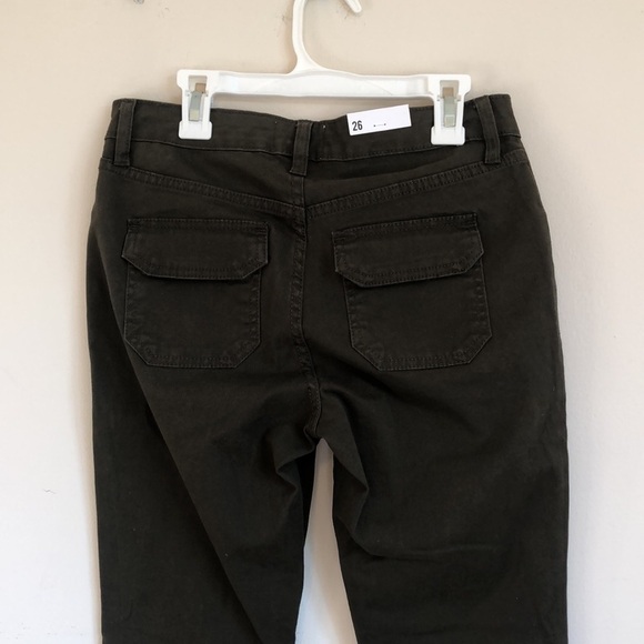 WILLIAM Rast NWT Jane skinny olive cargo sz 26 - Picture 7 of 7
